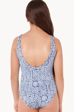 Girls Sunset Luau One Piece