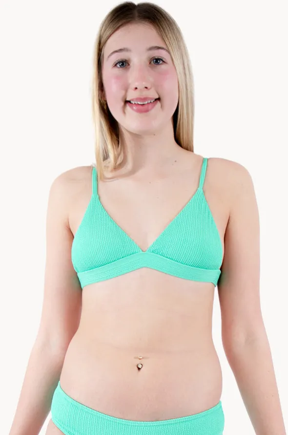 Girls Textured Fixed Tri