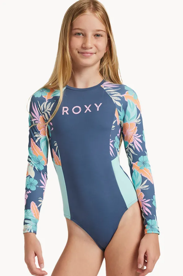 Girls Tropical Active Sunsuit
