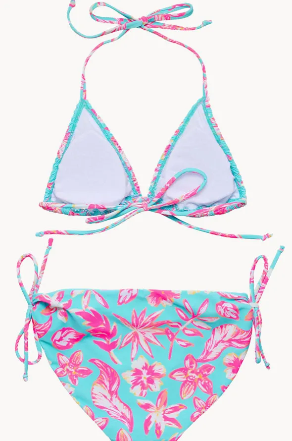 Girls Tropical Glow Tri Set