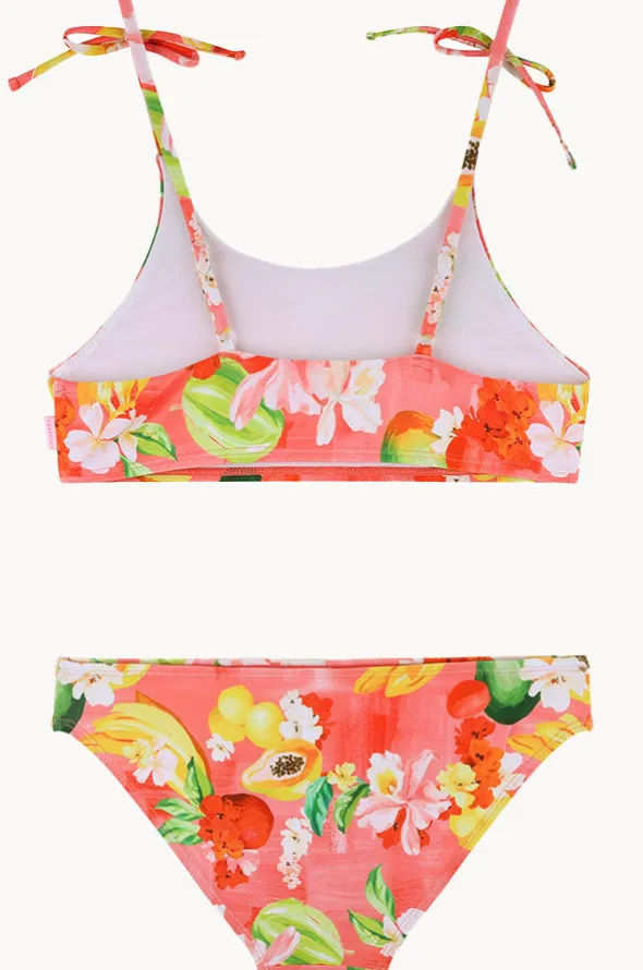 Girls Tropique Tie Crop Set