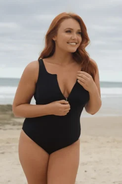 High Neck One Piece