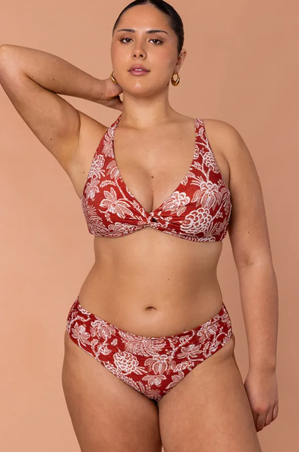 Inez Mid Rise Ruched Pant