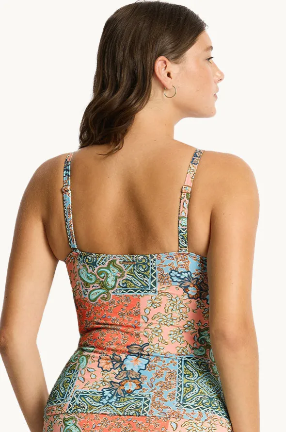 Java Cross Front Tankini Separate