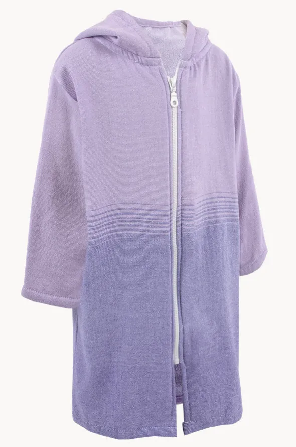 Kids Fade Hooded Towelling Robe 3-5Y