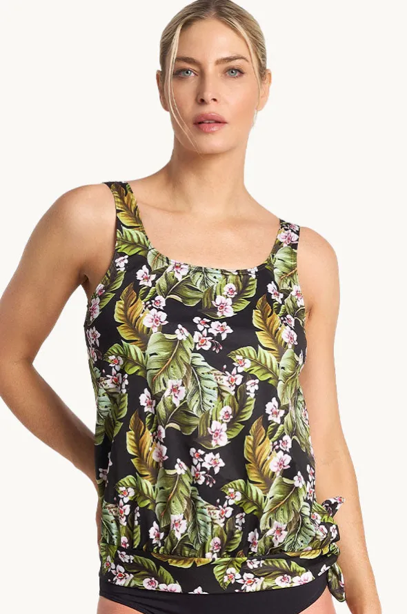 Leafique Scoop Blouson Tankini Separate