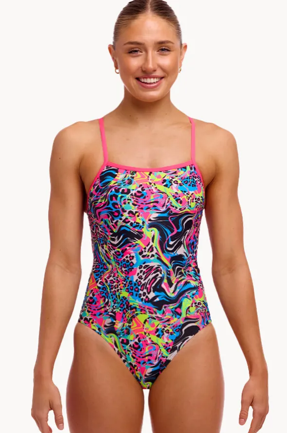 Lolly Leopard Single Strap One Piece