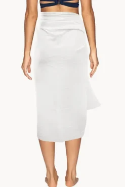 Long Plain Fringed Sarong