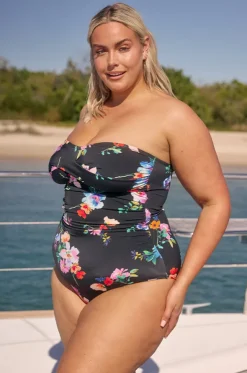 Malibu Twist Front Bandeau One Piece