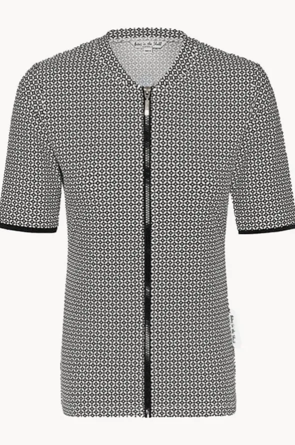 Mamiko Short Sleeve Zip Suntop