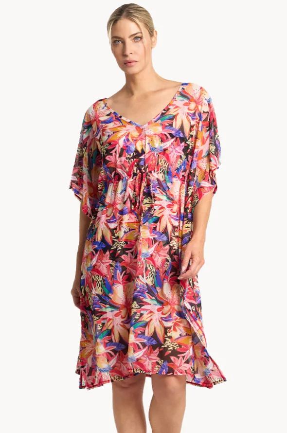 Mandalay Mesh Capri Kaftan