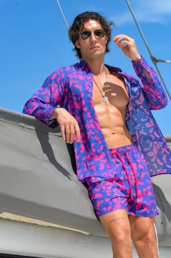 Mens Big Floral Swim Short
