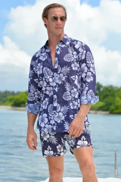 Mens Hibiscus Swim Short