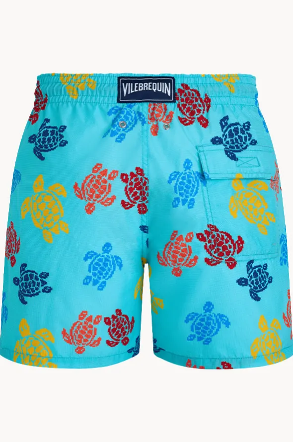 Mens Knit Turtle Swim Short