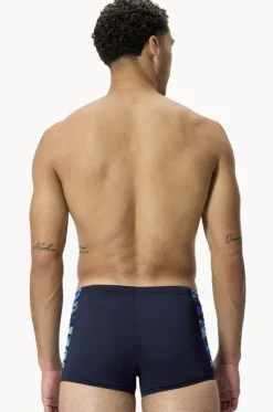 Mens Print Spliced Aquashort