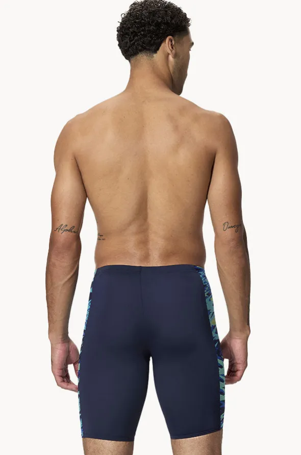 Mens Print Spliced Jammer