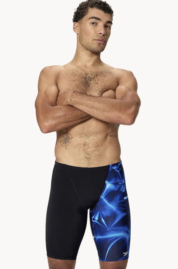 Mens Print V-Cut Jammer