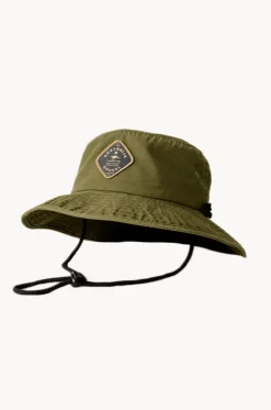 Mens Road Trippin Mid Brim Hat