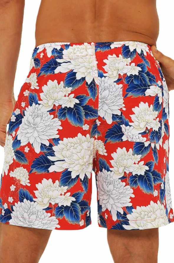 Mens Spring Blossom Swim Short