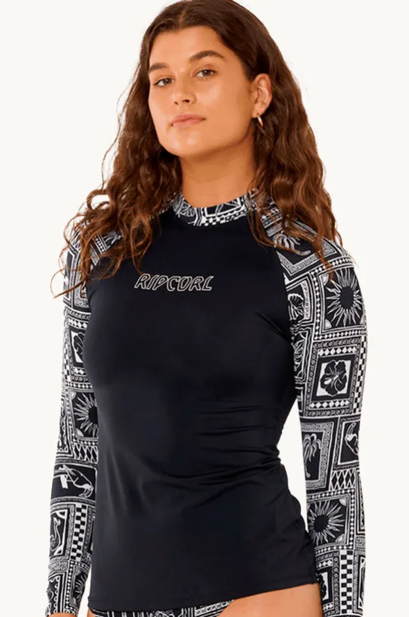 Mermaid Beach Long Sleeve Suntop