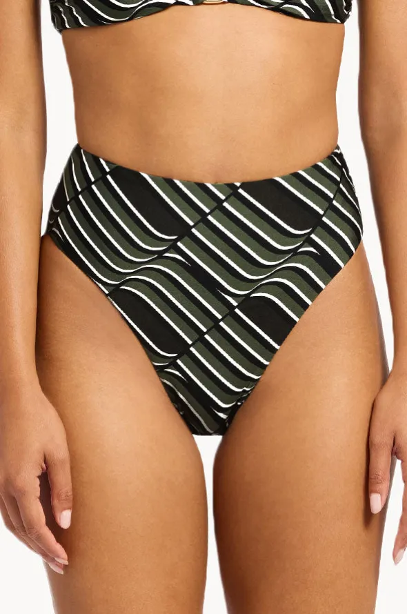 Mirage High Waist High Leg Pant