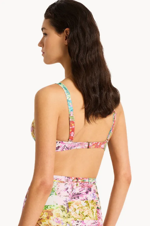 Pandora Gathered Balconette Bra