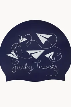 Paper Plain Swim Cap