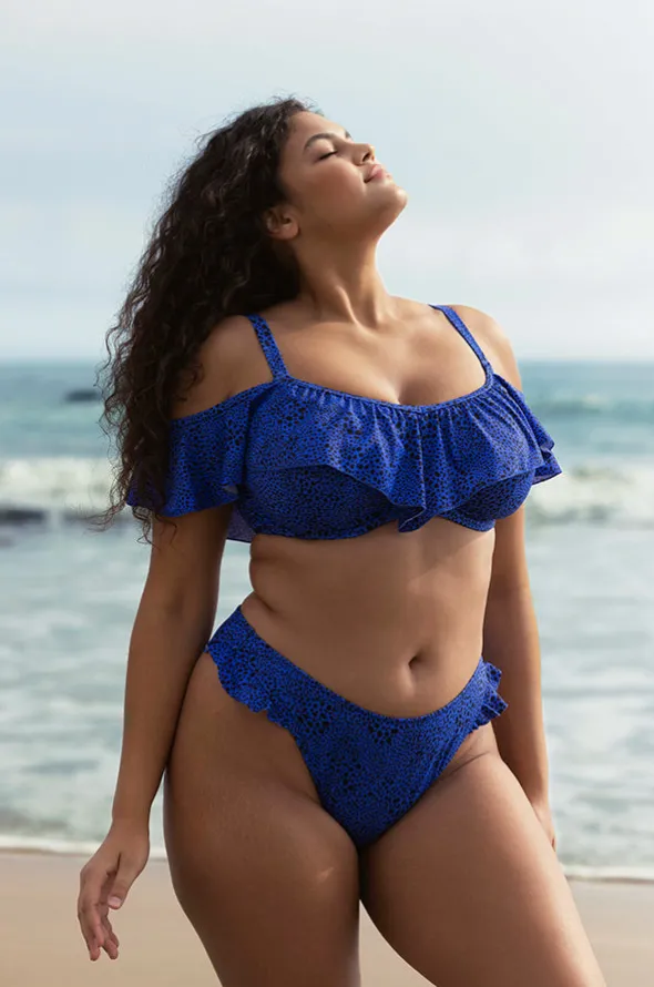 Pebble Cove G Cup Underwire Frill Bra