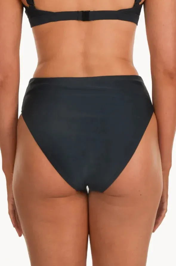 Plain High Rise High Leg Pant