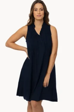 Plain Lombok Pleat Dress