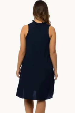 Plain Lombok Pleat Dress
