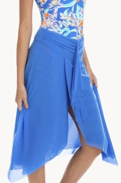 Plain Mesh Frill Skirt