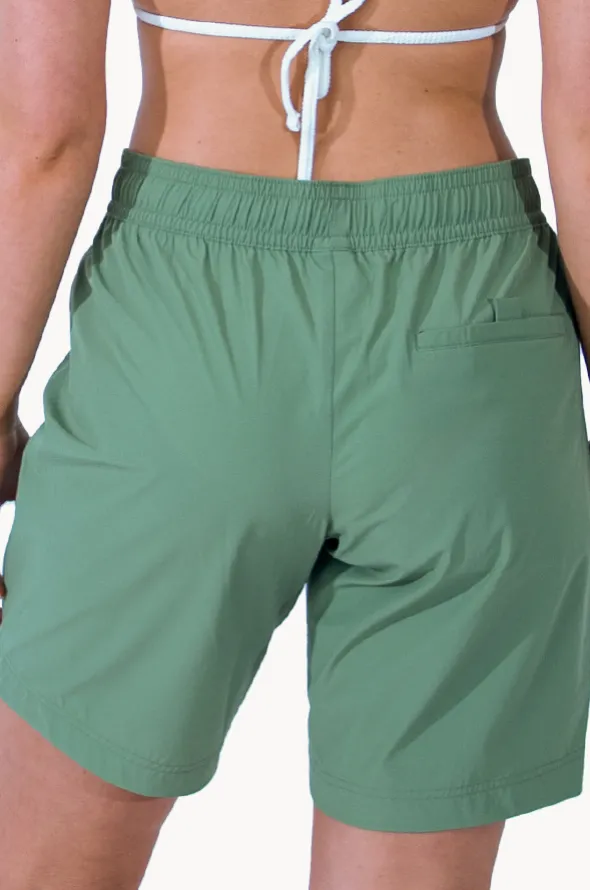 Plain Mid Boardshort