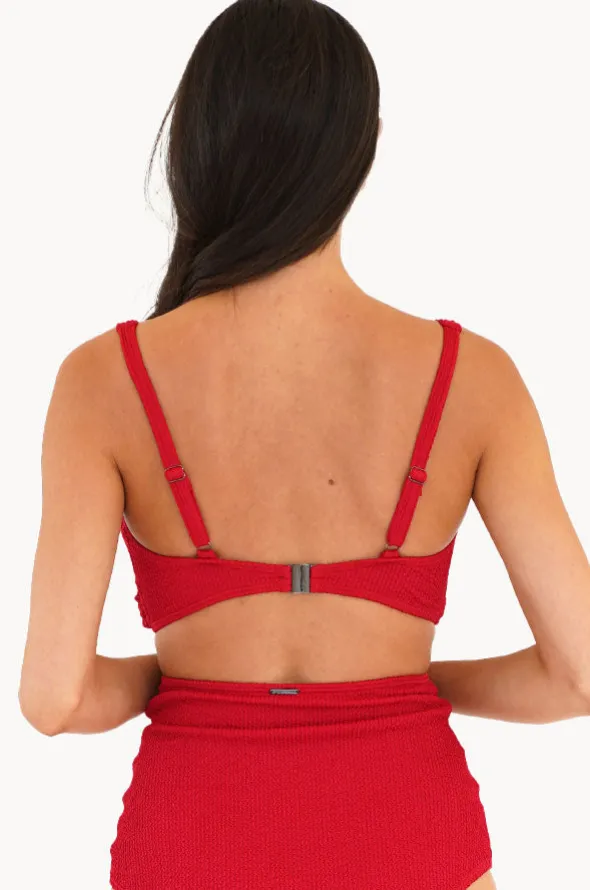 Retro Deco DD/E Cup Wrap Front Bra