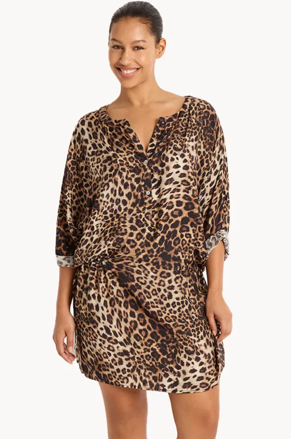 Romeo 3/4 Sleeve Shirt Dress