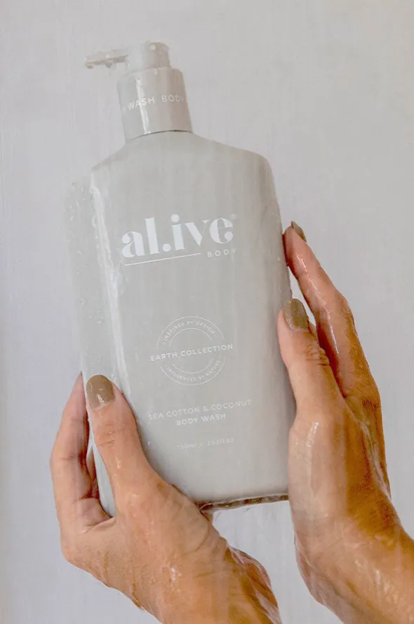 Sea Cotton & Coconut Body Wash 750ml