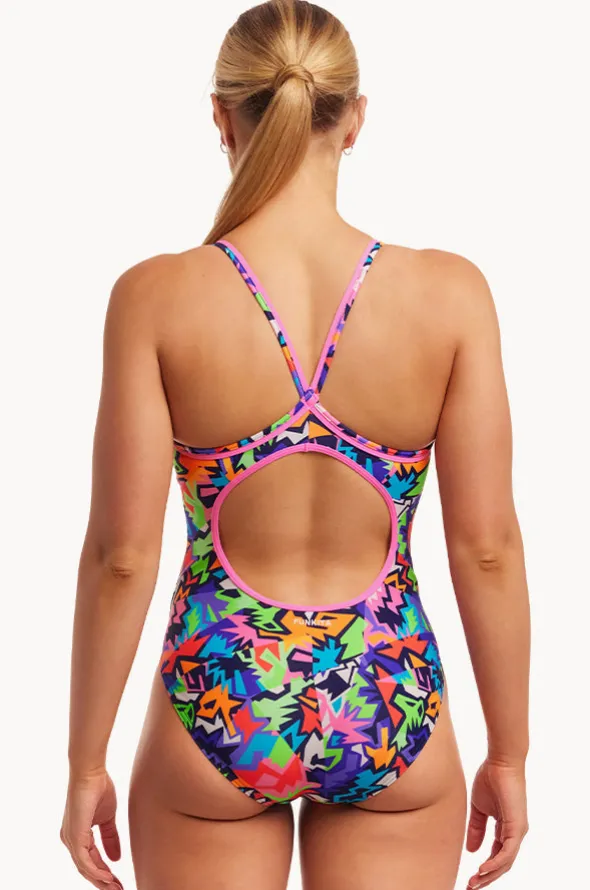 Sharp Edges Diamond Back One Piece