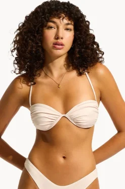 Soleil Ruched Split Wire Bra