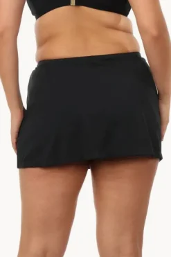 Solid Skirted Pant