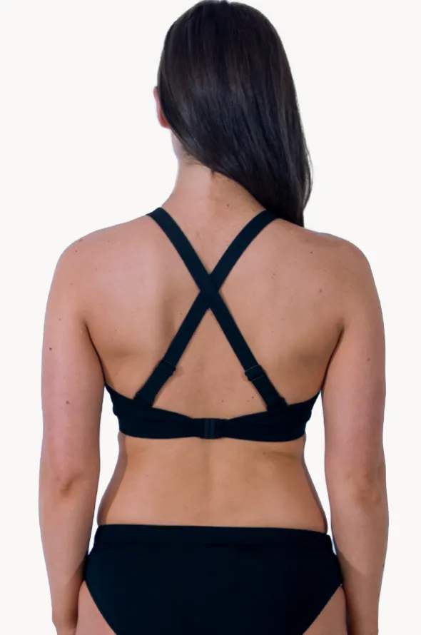 Sports High Neck Crop