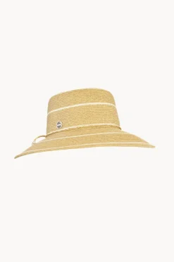 Stripe Down Brim Hat