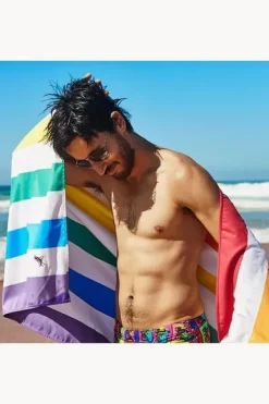 Stripe Summer Microfibre Towel