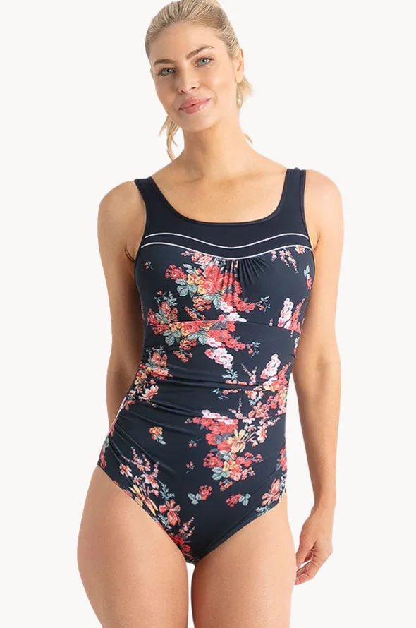 Tabitha Ruched Scoop One Piece