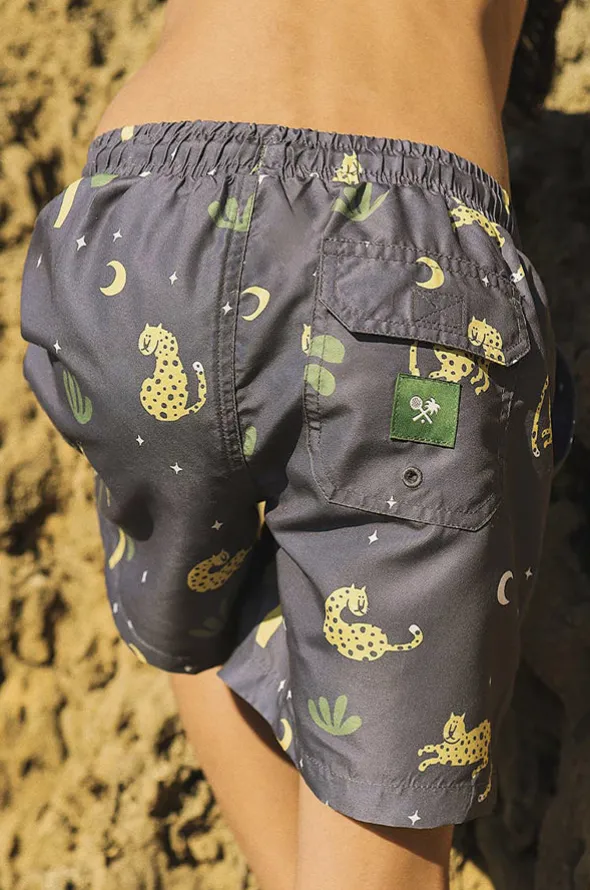 Teen Boys Leopard Nights Eco Short