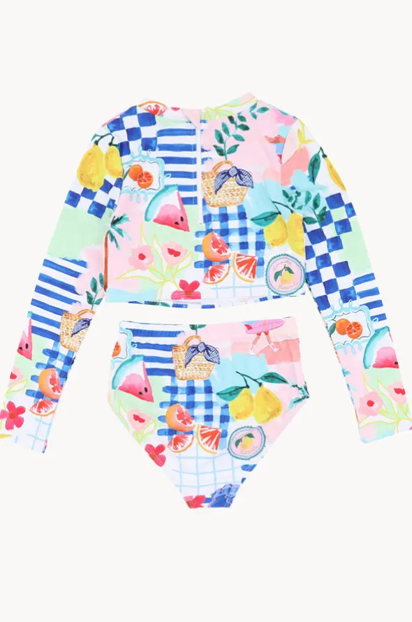 Teen Girls Camille Crop Suntop Set