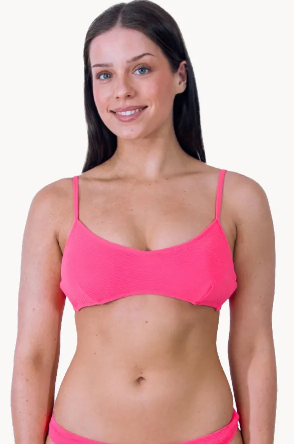 Textured Tie Back Bralette
