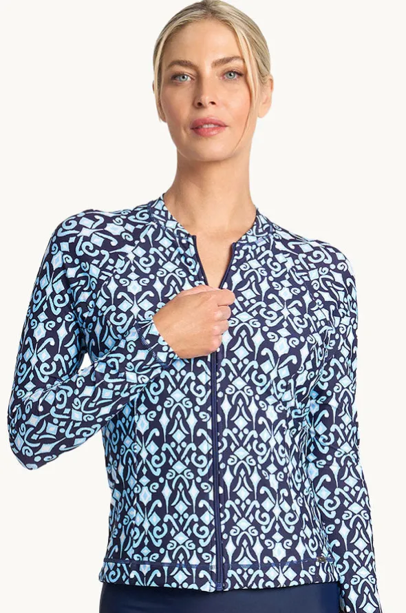 Tile Long Sleeve Suntop