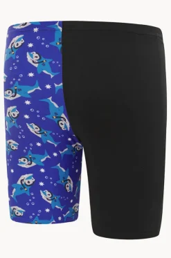 Toddler Boys Shark Digital Printed Jammer