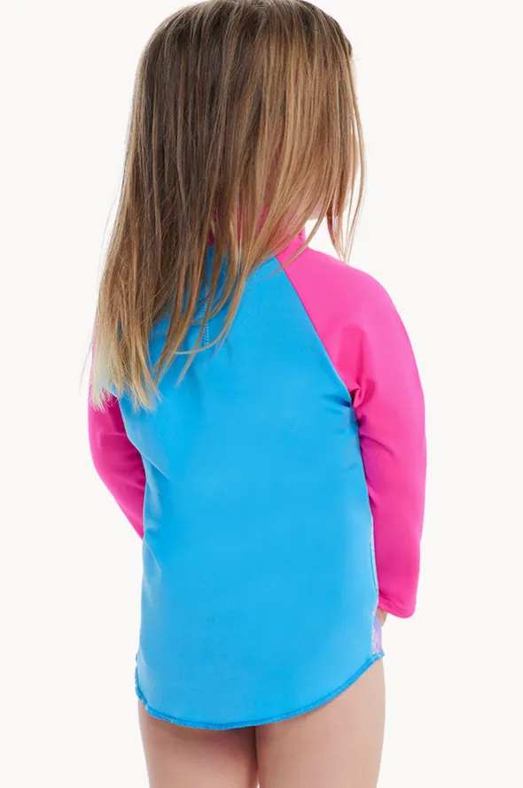 Toddler Girls Digital Printed Long Sleeve Suntop