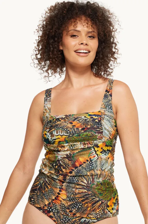 Zambia Pleated Tankini Separate